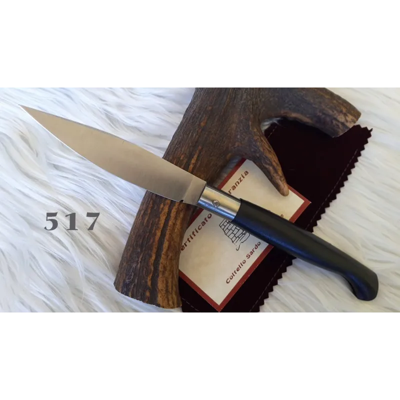 Coltello sardo da scanno da lavoro, lama 10,5 cm, manico in resina