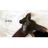 Coltello artistico scultura toro, lama larga 10 cm, manico corno di bufalo