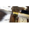 Coltello sardo da scanno, lama 12,5 cm, manico in corno di cervo